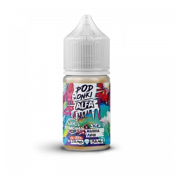 Ар ALFA VAPE&PODONKI STRONG Малина Личи Ice 30-20